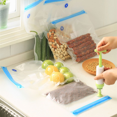 खाद्य भंडारण के लिए Sous Vide बैग BPA मुक्त पुन: प्रयोज्य वैक्यूम सीलर ज़िप बैग