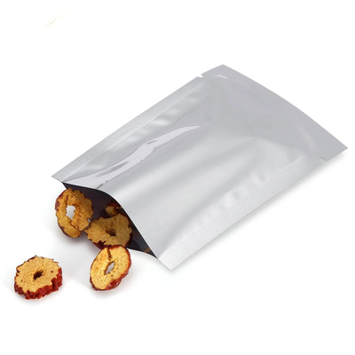 OEM स्टीम फूड मेटैलिक वैक्यूम सीलर बैग AL Mylar सील पाउच