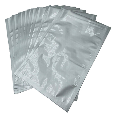Mylar फ्लैट Resealable धातुई वैक्यूम मुहर बैग एसजीएस हीट सील पाउच