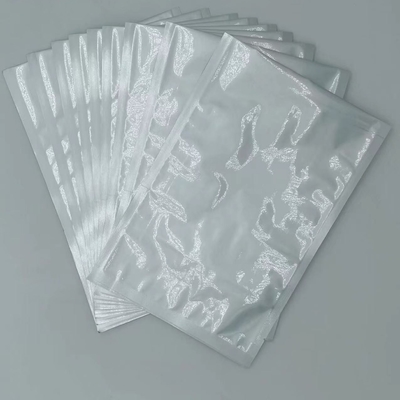 बनावट एल्यूमीनियम वैक्यूम पाउच एसजीएस खाद्य Mylar बैग नमी प्रतिरोधी