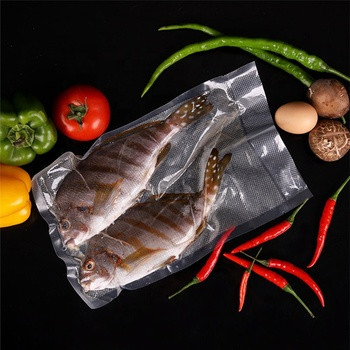 जमे हुए मांस के लिए Sous Vide वैक्यूम बैग उभरा हुआ पीई प्लास्टिक वैक्यूम खाद्य बैग
