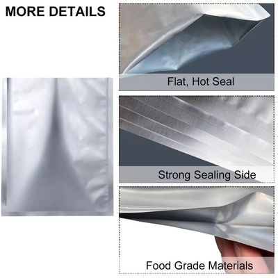 खाद्य भंडारण के लिए नि: शुल्क नमूना धातुकृत एल्यूमीनियम पन्नी बैग Resealable Mylar बैग